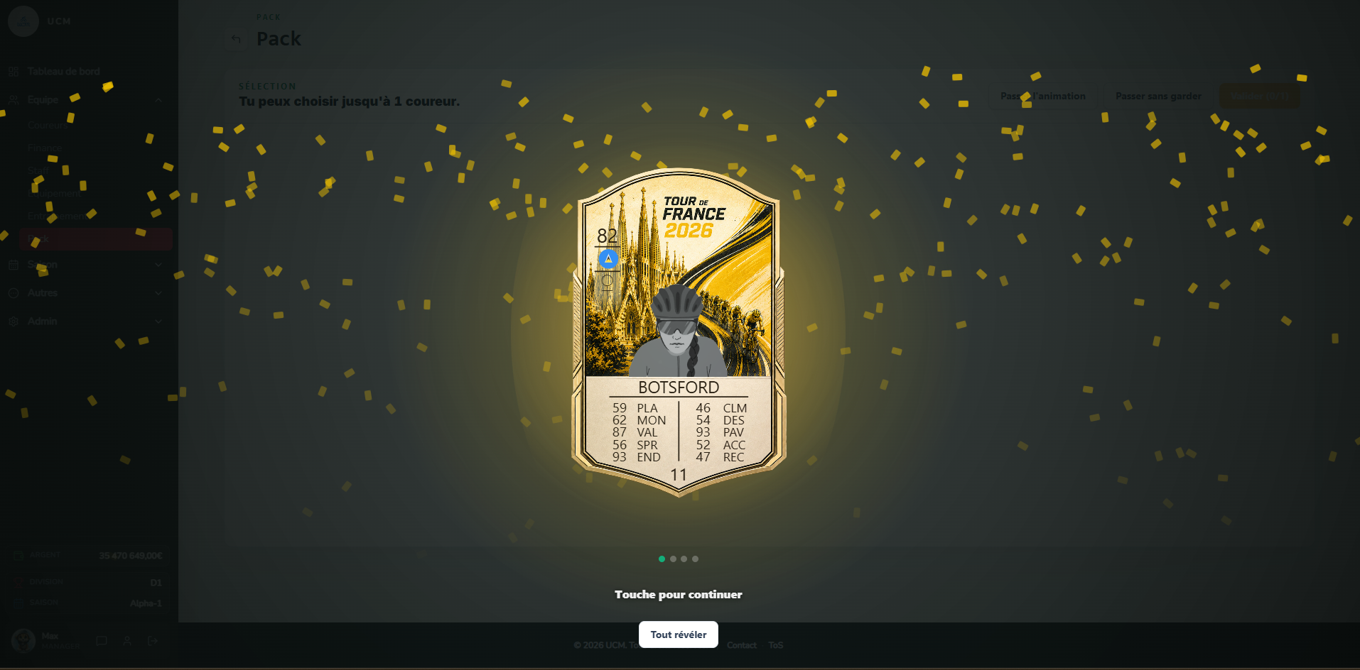 Riders packs